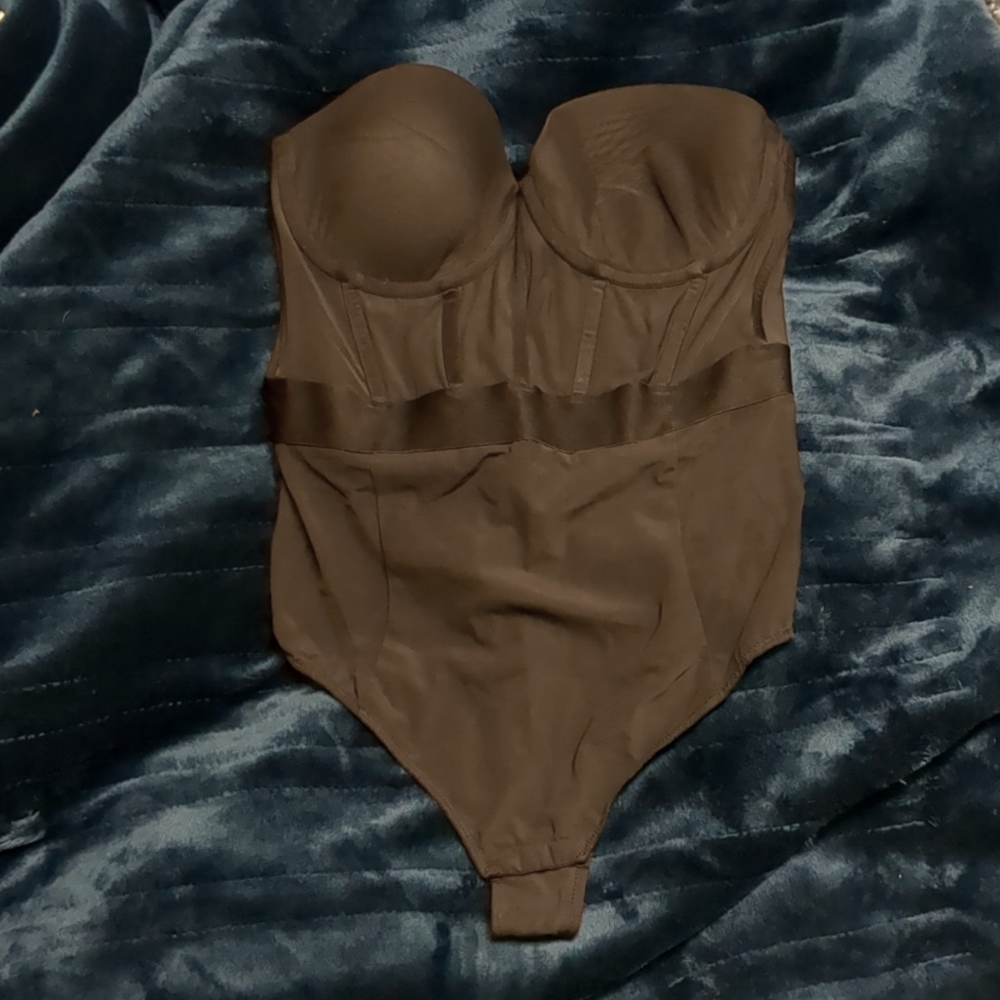 Corset thong body suit